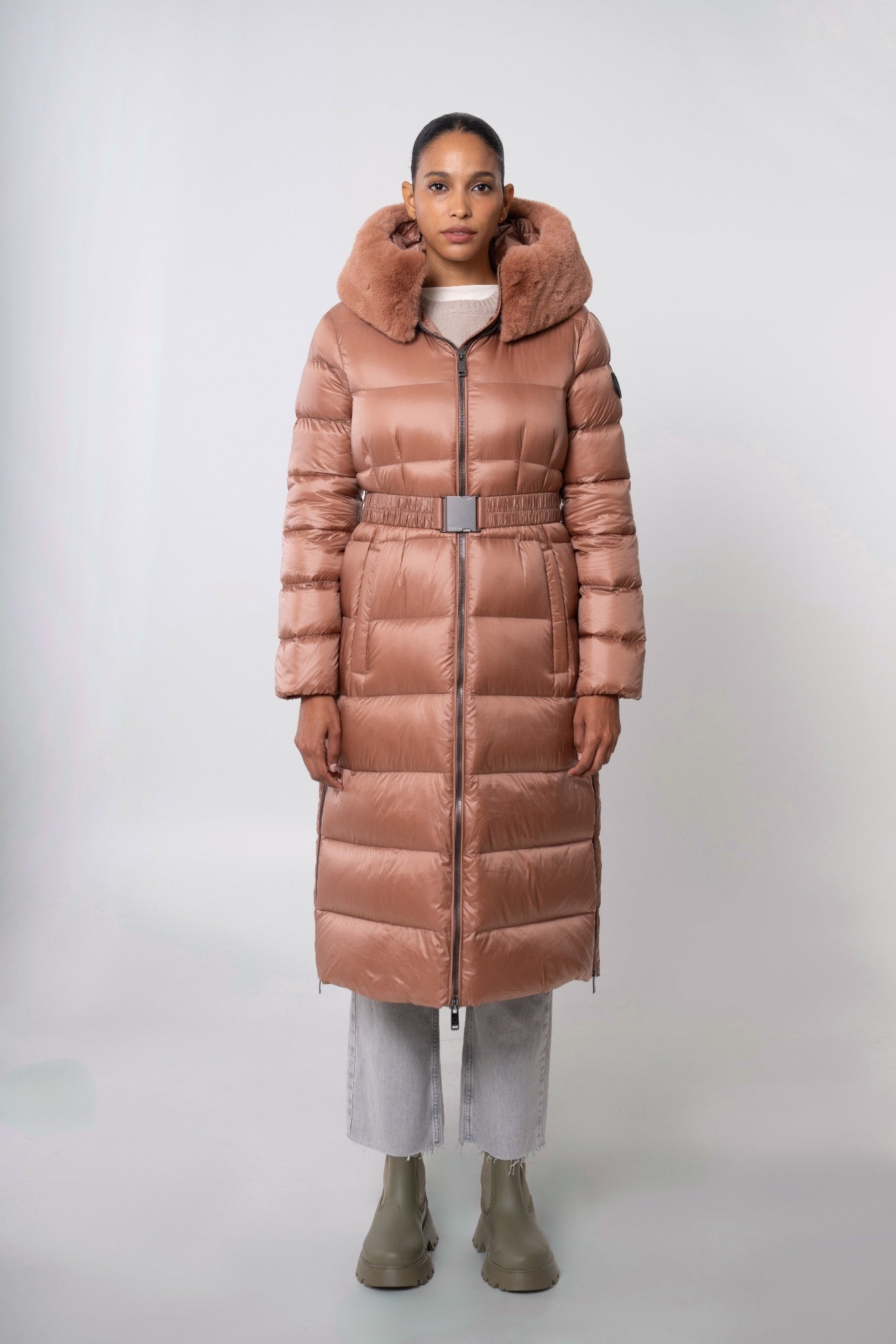 Lexi Women's Long Winter Coat – Sustainable Warmth – The Recycled