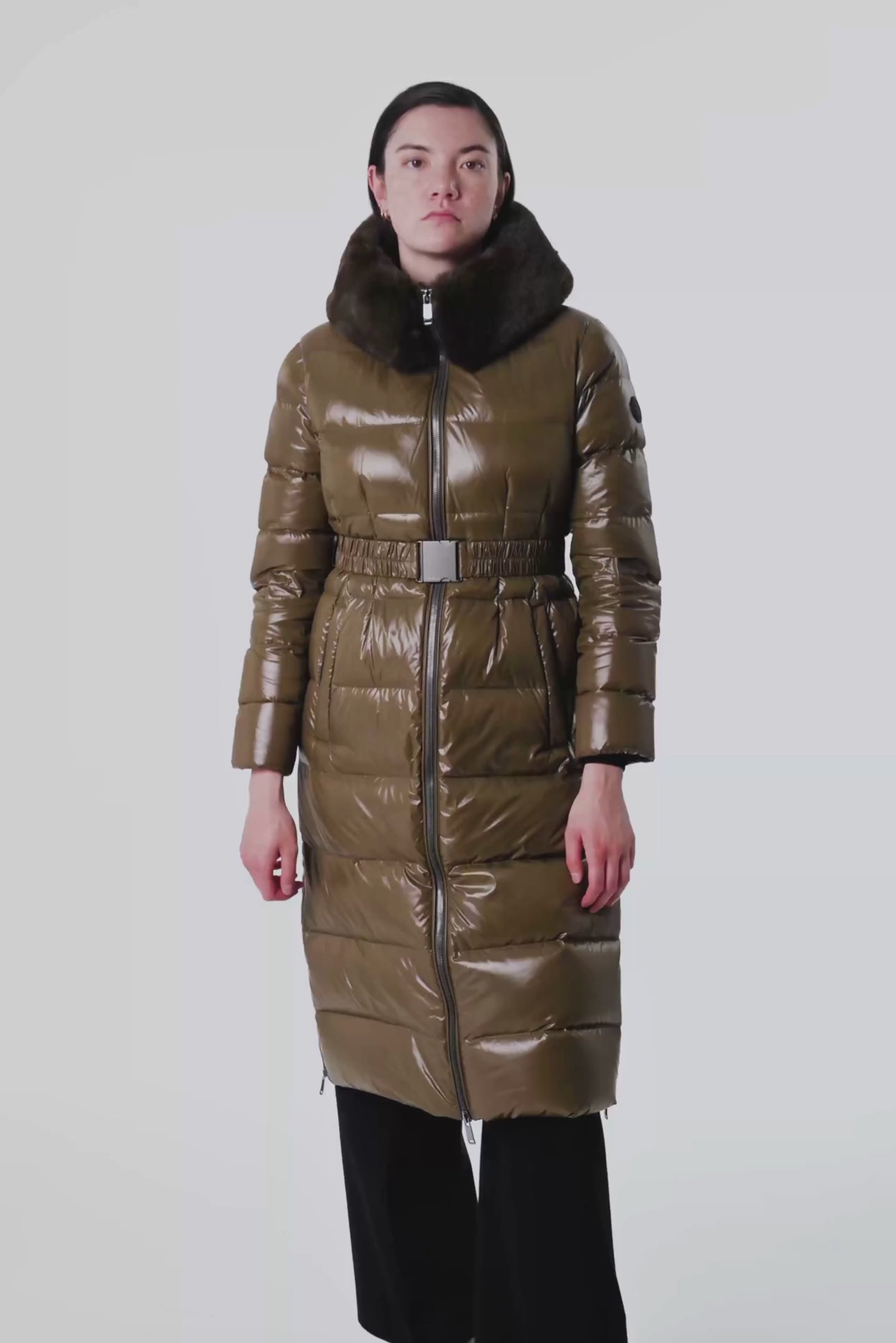 Lexi Women's Long Winter Coat – Sustainable Warmth – The Recycled