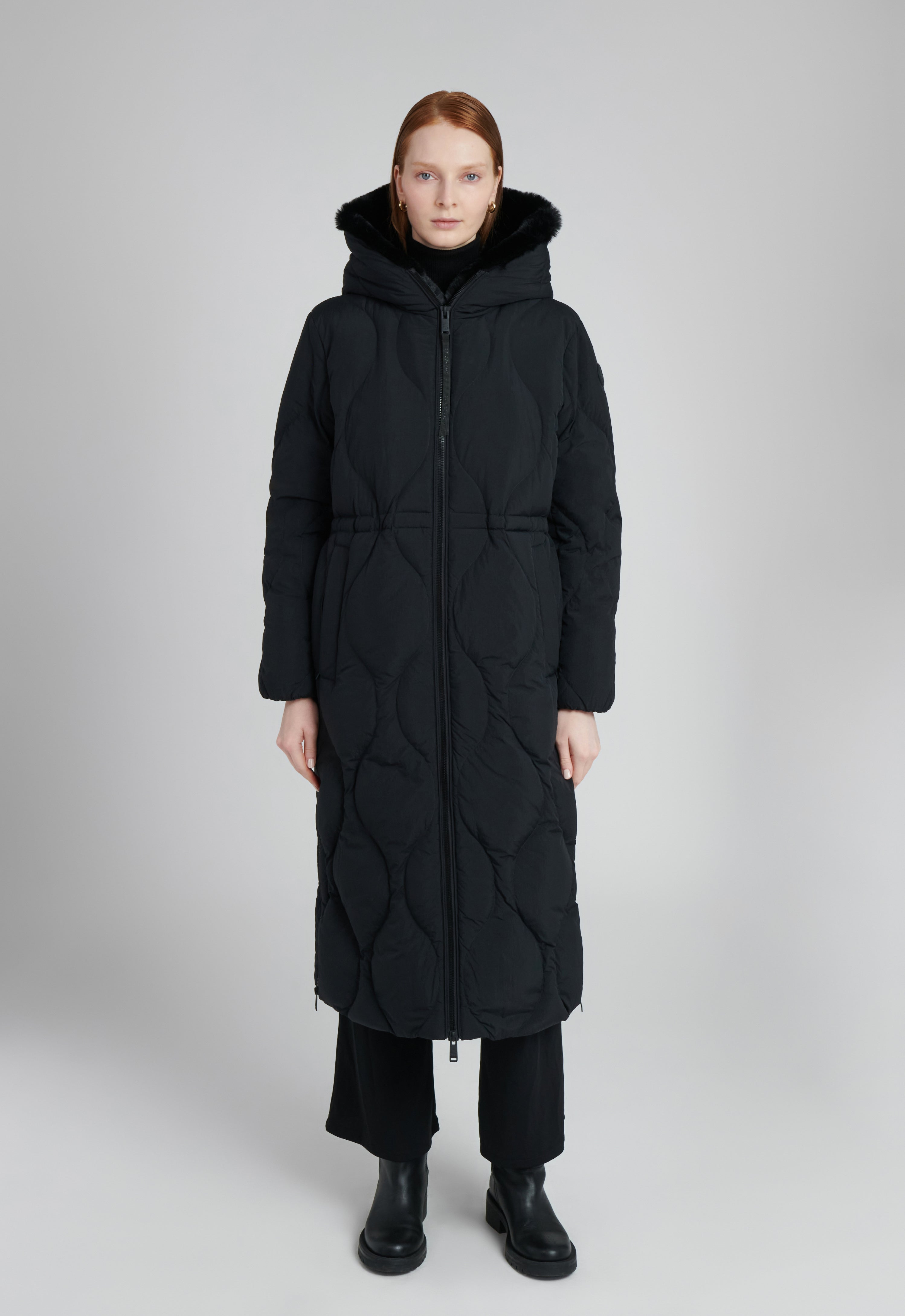 Kir | Women's Quilted Maxi Coat for Winter | The Recycled Planet