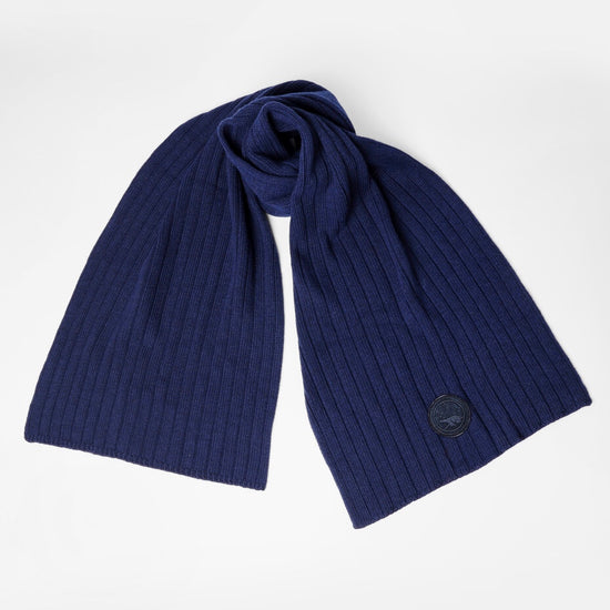 OTA Scarf – sustainable knit accessory made from recycled fibers.